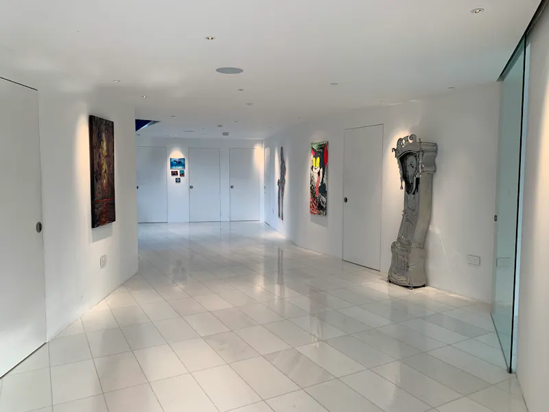 Corridor at Unique modern house in Lyne, D2749 (photo 23)