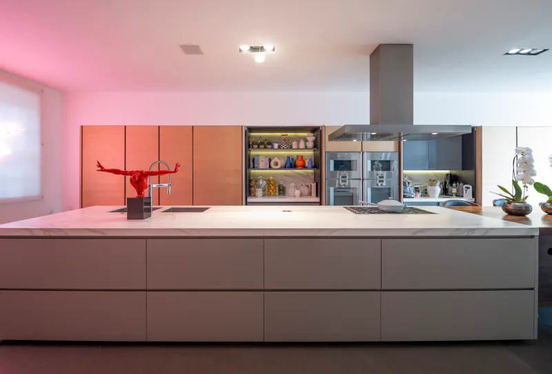Kitchen island at Luxury Maida Vale townhouse, A1241 (photo 19)