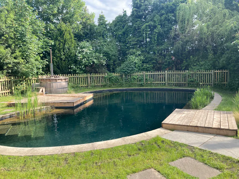 Swimming pool - outdoor at Natural cottage near Bristol, CH125 (photo 37)