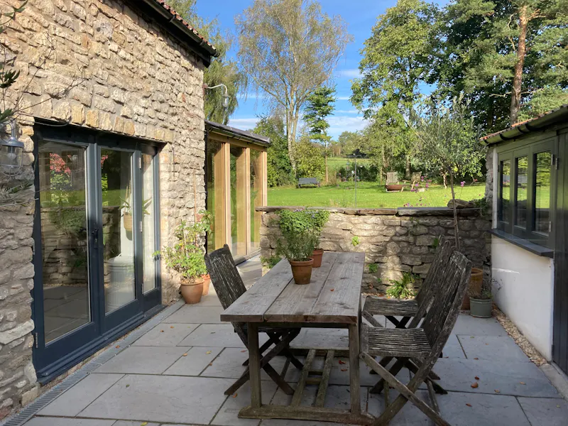 Terrace/Patio at Natural cottage near Bristol, CH125 (photo 33)