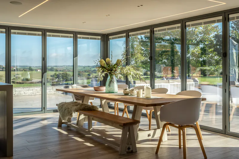 Dining room at Whempstead barn conversion, D2750 (photo 8)