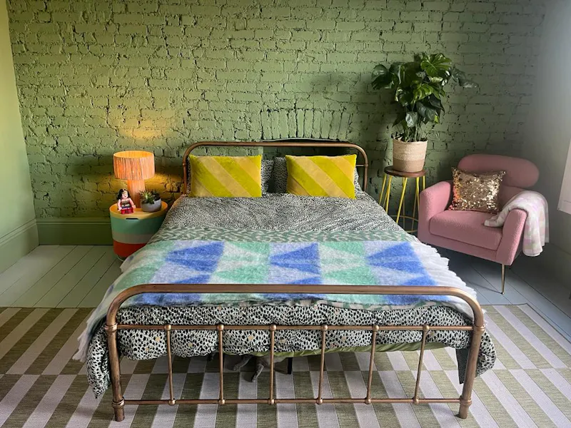 Bedroom at Colourful Catford Villa, B2025 (photo 43)