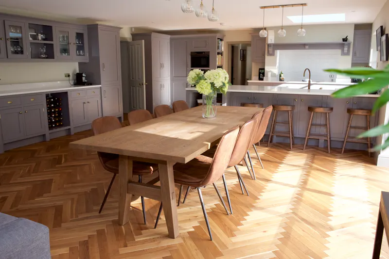 Floor - wooden at Modern Churt country house, D2758 (photo 4)
