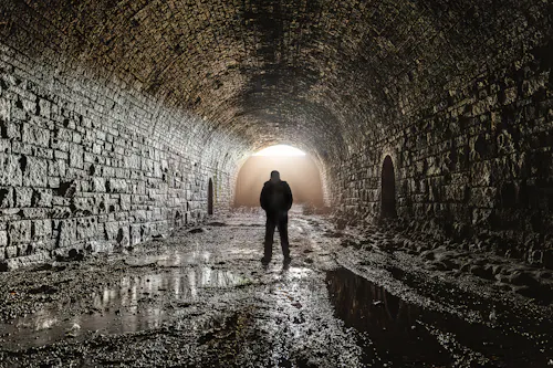 Derelict Yorkshire Tunnel, Q157