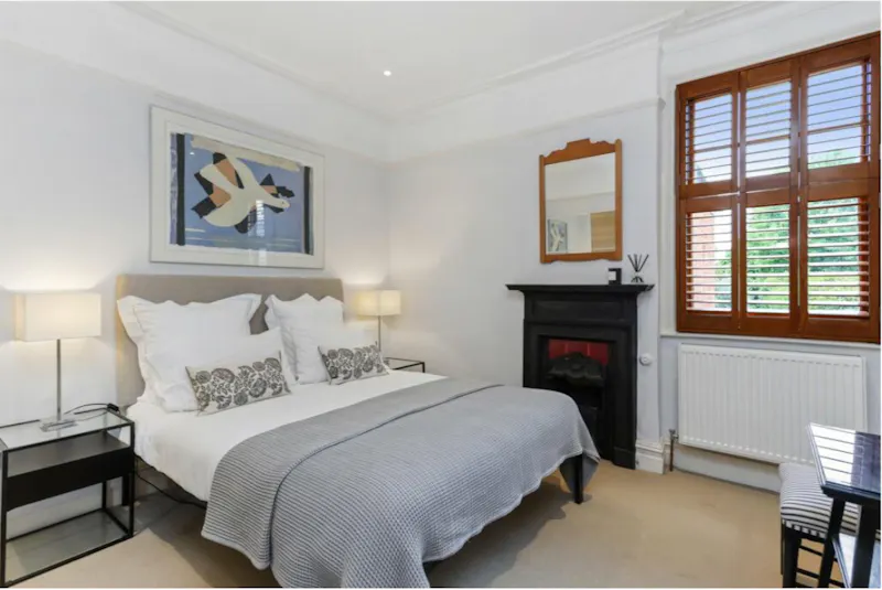 Bedroom at Ealing Common detached home, B2034 (photo 13)