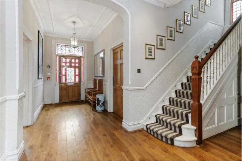 Entrance hall at Ealing Common detached home, B2034 (photo 9)