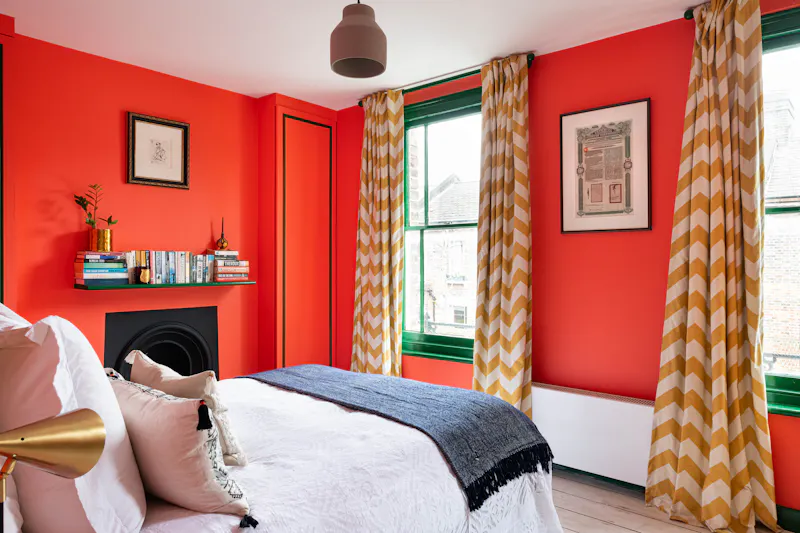 Bedroom at Colourful Queens Park terrace, B2031 (photo 8)