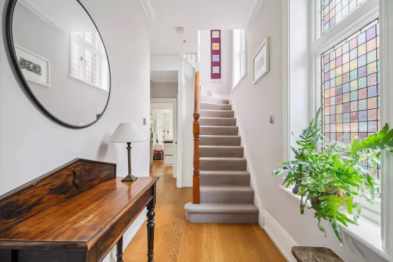 Staircase at Victorian semi in Bedford Park, E528 (photo 12)
