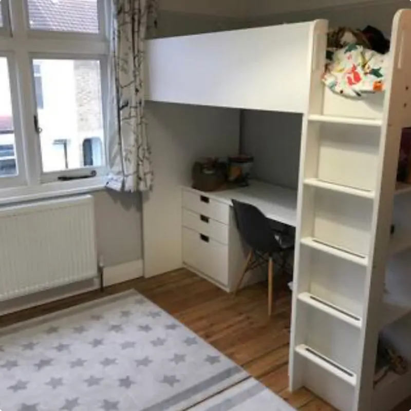 Bedroom - teen at 1930's semi in Hanwell , D2759 (photo 19)
