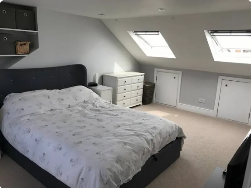 Bedroom at 1930's semi in Hanwell , D2759 (photo 14)