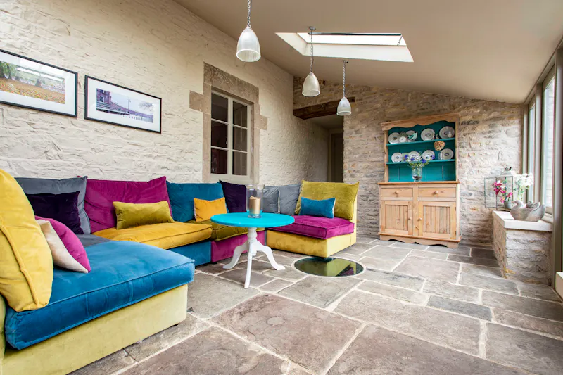 Floor - tiled at Stunning Bath Farmhouse, A1620 (photo 10)