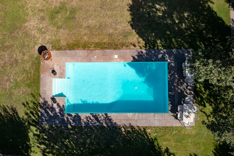 Swimming pool - outdoor at Stunning Bath Farmhouse, A1620 (photo 23)