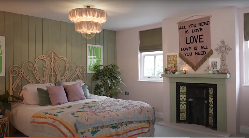 Bedroom at Colourful Twickenham Townhouse, D2767 (photo 24)