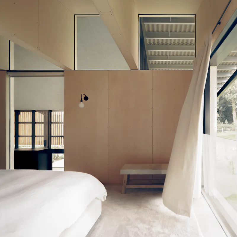 Bedroom at Incredible modern Norwich barn , K497 (photo 12)