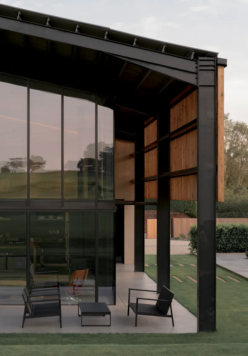 Terrace/Patio at Incredible modern Norwich barn , K497 (photo 13)