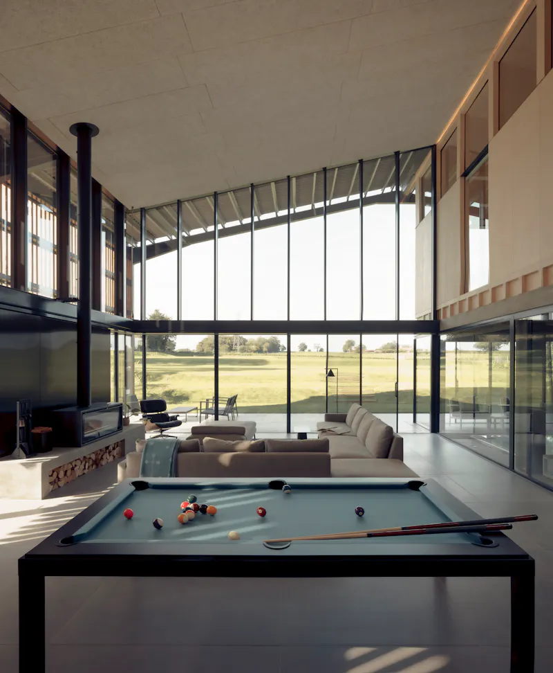 Games room at Incredible modern Norwich barn , K497 (photo 4)