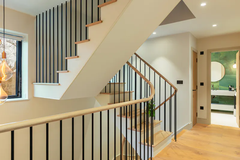 Staircase at 1930's modern Sydenham home , D2763 (photo 14)