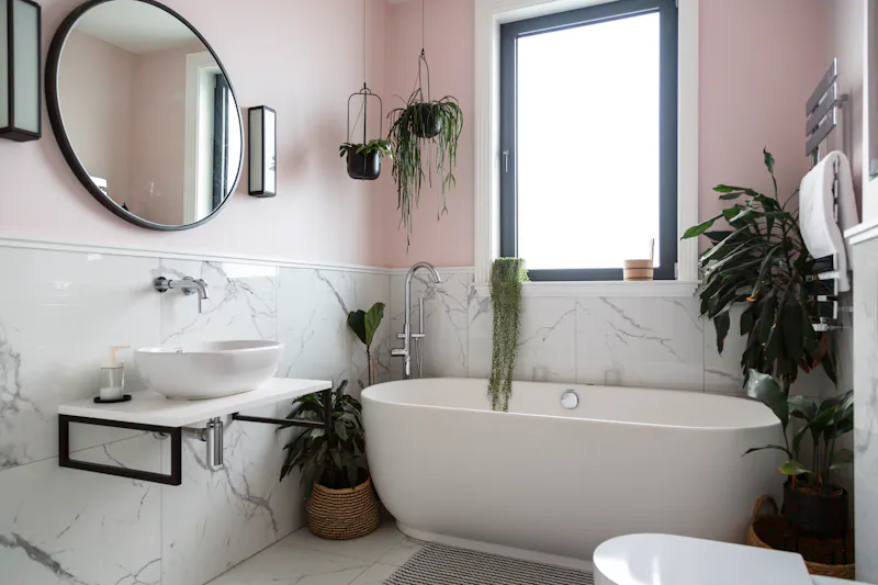 Bath - rolltop at Bright Open Highgate Home, D2765 (photo 32)