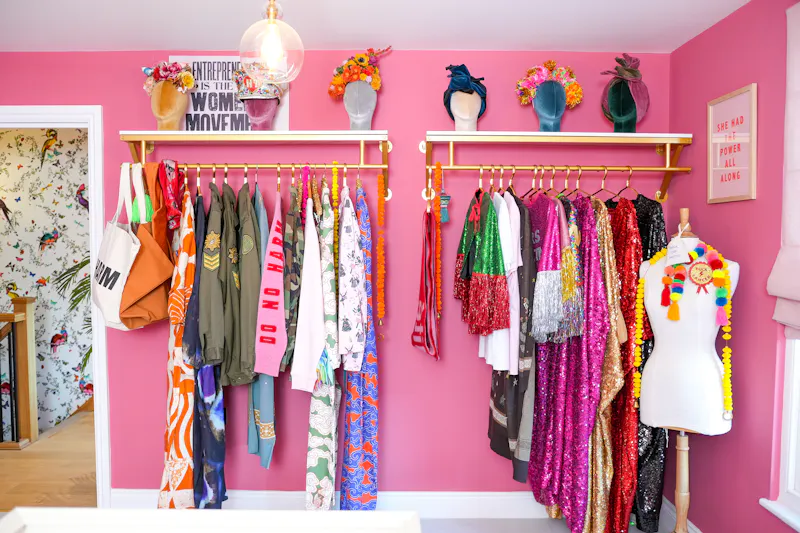 Dressing room at Colourful Twickenham Townhouse, D2767 (photo 28)