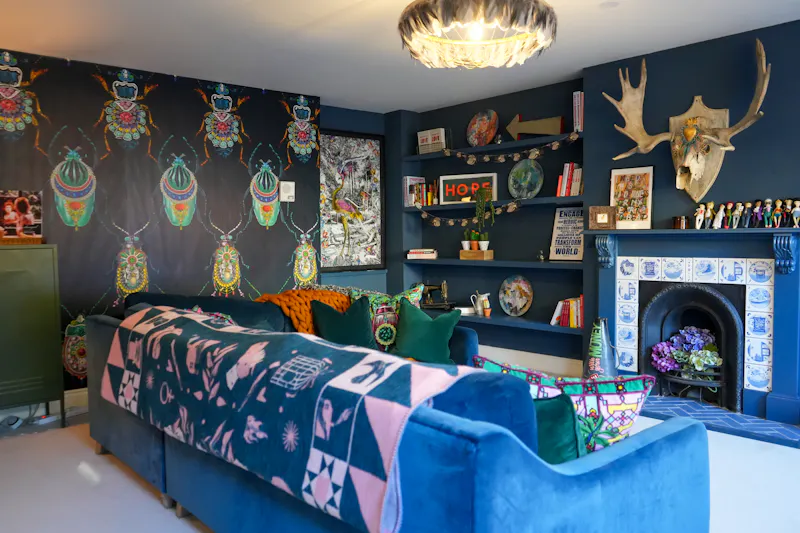 Living Room at Colourful Twickenham Townhouse, D2767 (photo 2)