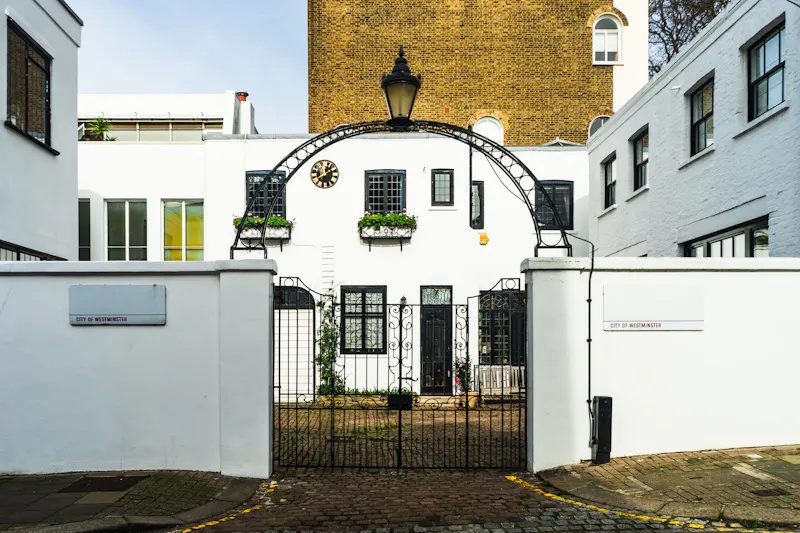 Gate at Luxury Knightsbridge Townhouse, A1185 (photo 48)