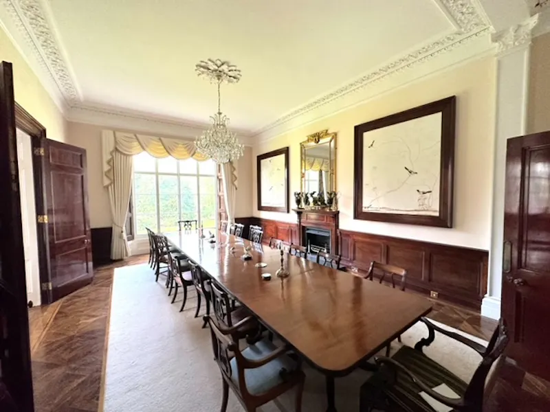 Dining room at Stucco country home in Worth, M361 (photo 12)