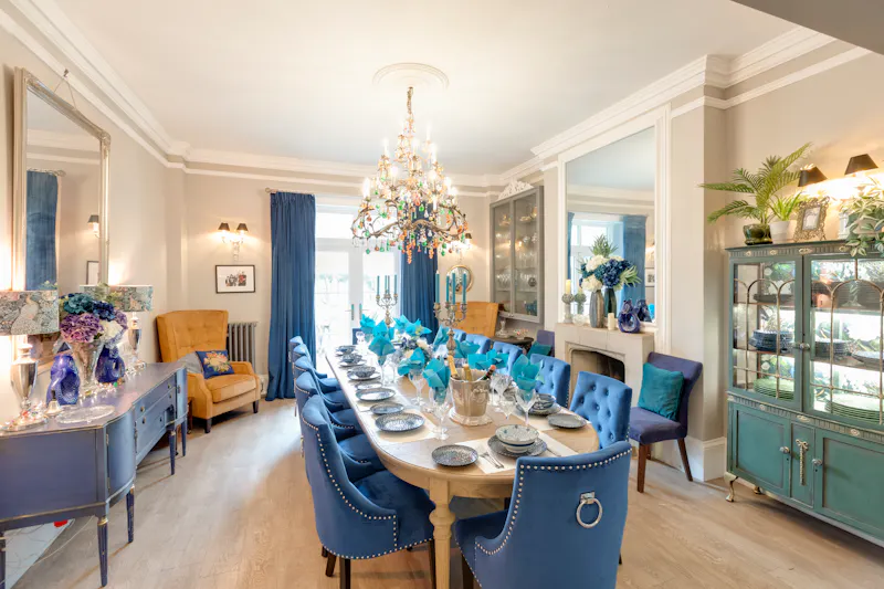 Dining room at Georgian villa Bromsash, A1565 (photo 8)