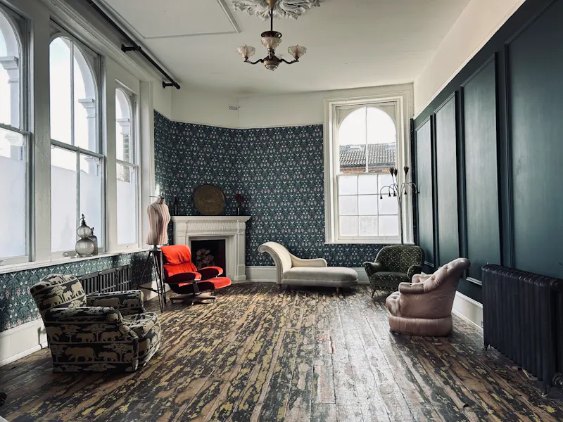 Wallpaper at Eclectic house in Hackney, F407 (photo 9)