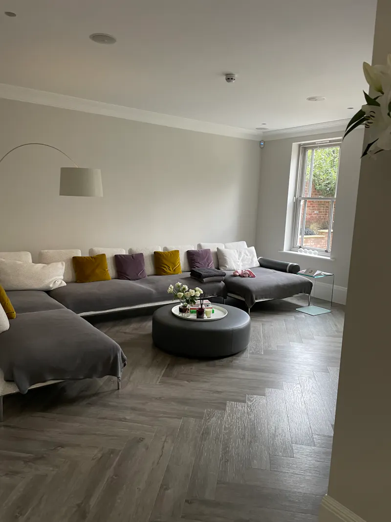 Living Room at Modern Manchester family home, D2768 (photo 11)
