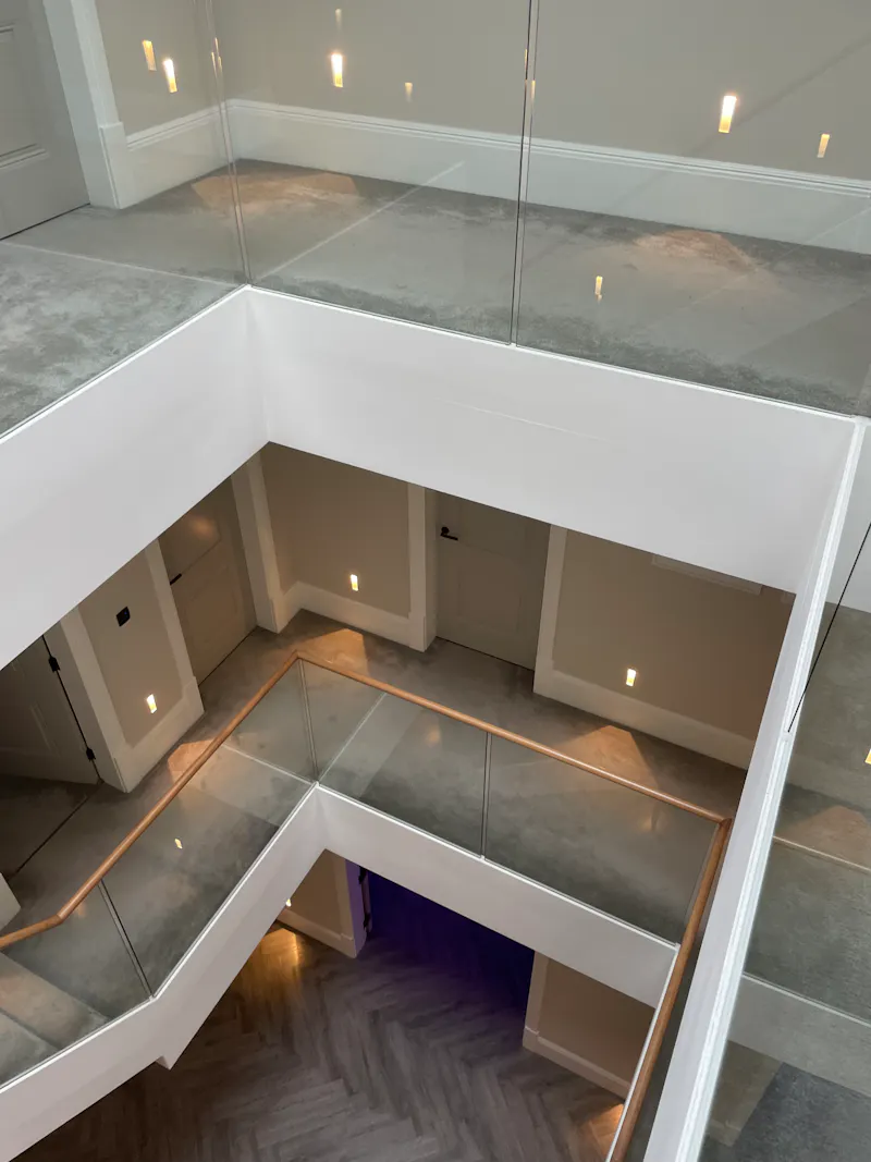 Staircase at Modern Manchester family home, D2768 (photo 13)