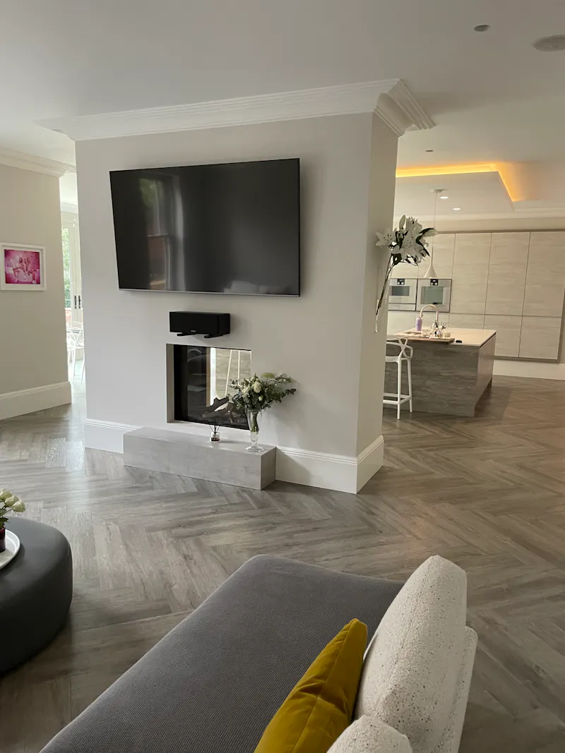 Living Room at Modern Manchester family home, D2768 (photo 5)