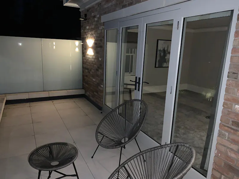 Balcony at Modern Manchester family home, D2768 (photo 29)