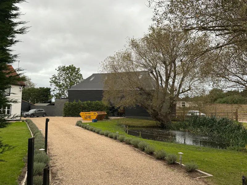Driveway at Modern Essex Eco Home, L757 (photo 18)