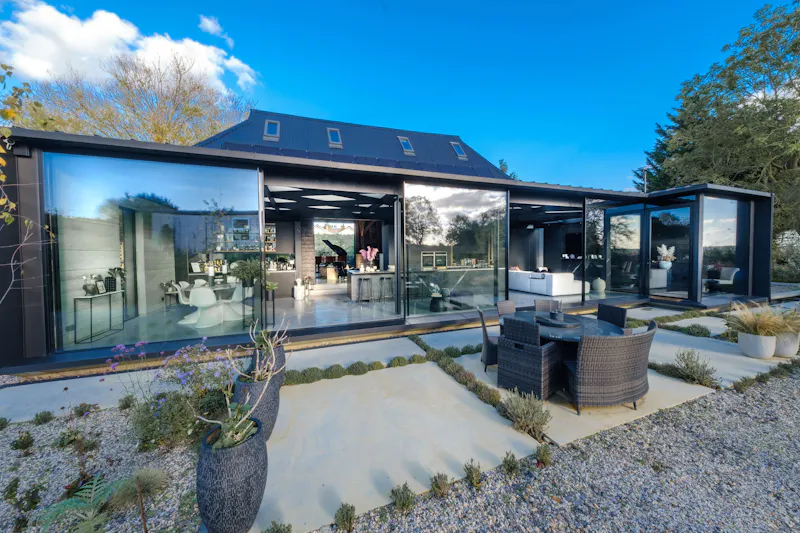 Terrace/Patio at Modern Essex Eco Home, L757 (photo 13)