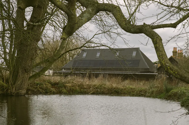 Pond at Modern Essex Eco Home, L757 (photo 17)