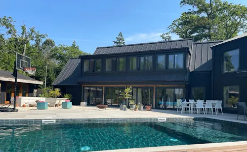 Modern pool house Wineham , D2769