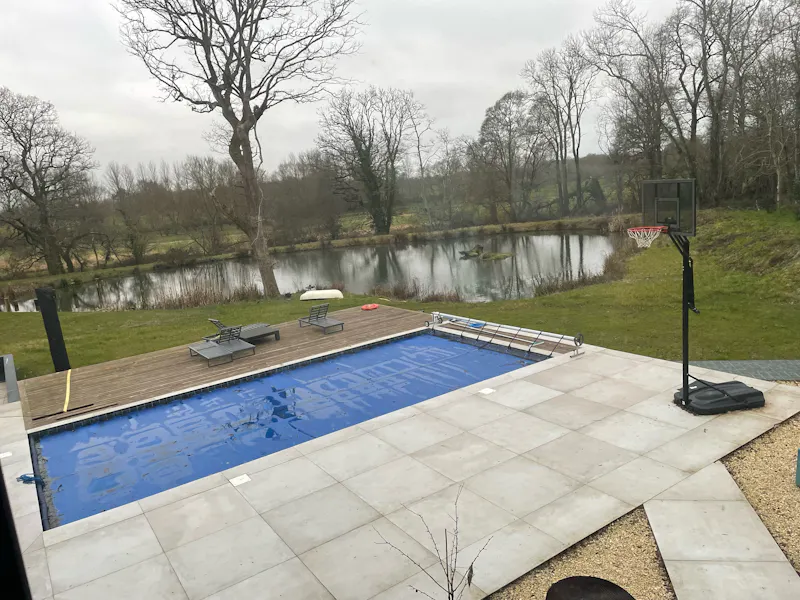 Views - country at Modern pool house Wineham , D2769 (photo 15)