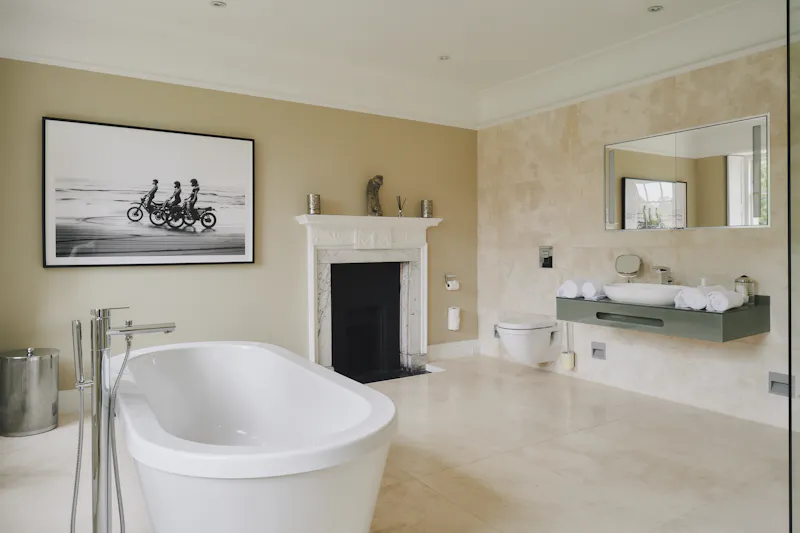 Bathroom at Idyllic Georgian Chippenham Manor, A1626 (photo 38)