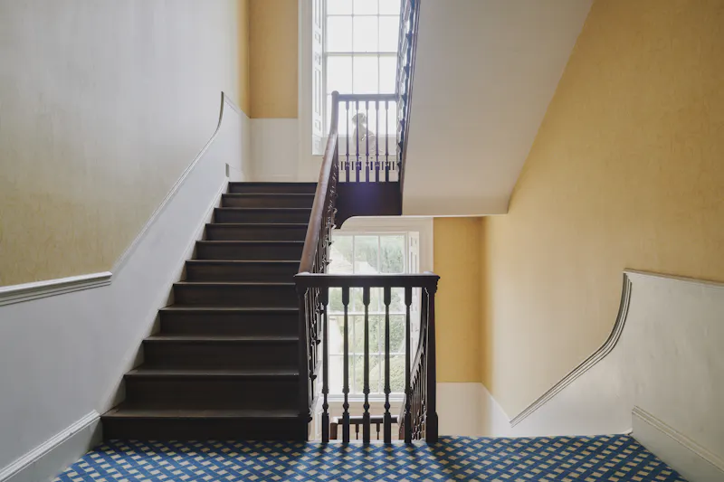 Staircase at Idyllic Georgian Chippenham Manor, A1626 (photo 49)