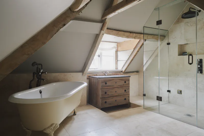 Bathroom at Idyllic Georgian Chippenham Manor, A1626 (photo 76)