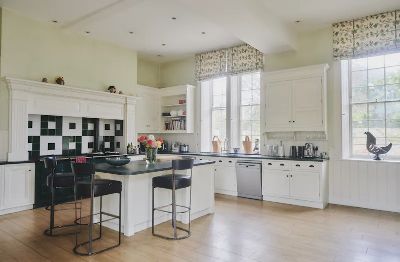 Kitchen at Idyllic Georgian Chippenham Manor, A1626 (photo 12)