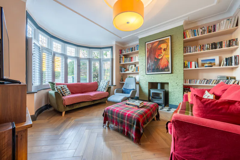 Living Room at 1930's Kensal Rise Home, D2770 (photo 3)