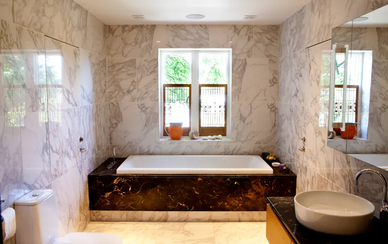 Bath at Airy Modern Highgate Home, D2546 (photo 22)
