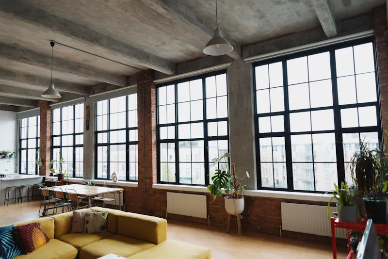 Open plan at Clapton loft apartment, F1147 (photo 3)