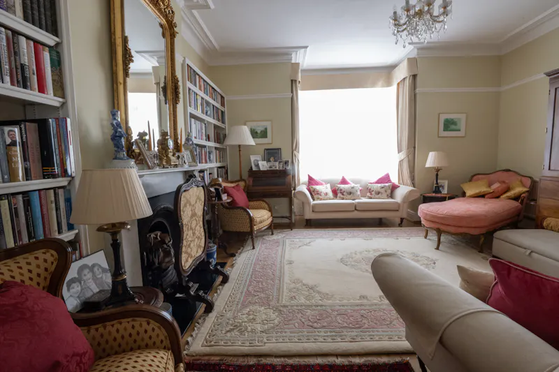 Living Room at Detached Hampton family home, B2043 (photo 3)