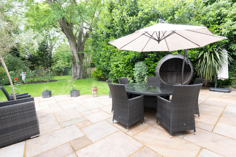 Terrace/Patio at Detached Hampton family home, B2043 (photo 21)