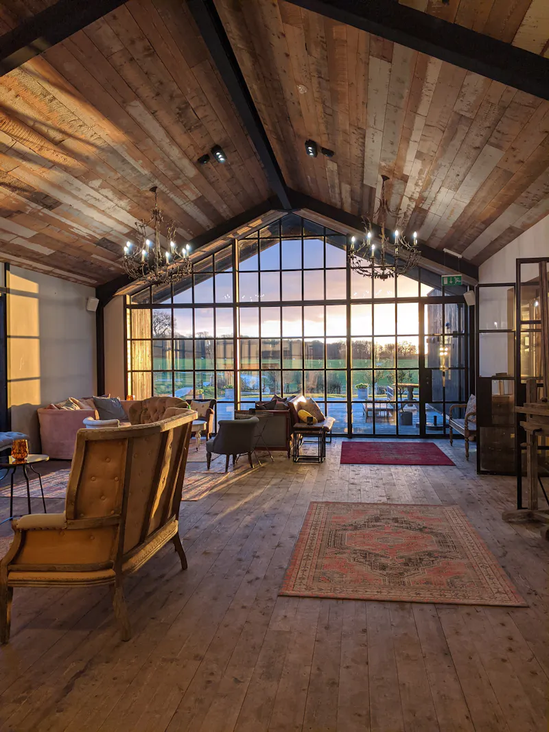 Floor - wooden at Stunning Surrey Views Barn, L761 (photo 9)