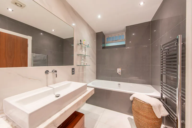 Bathroom at Elegant Hampstead Apartment, F1253 (photo 10)