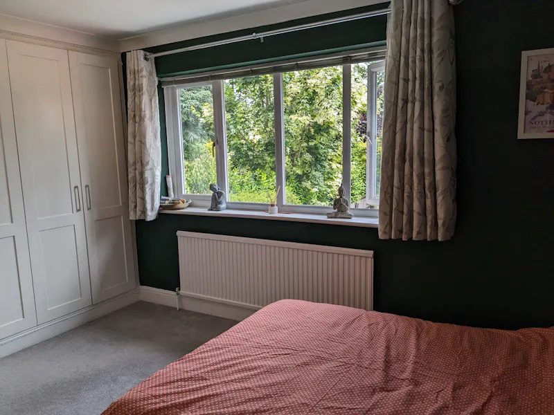 Bedroom at Classic Mock-Tudor House Esher, D2782 (photo 18)