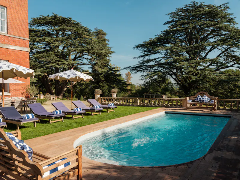 Swimming pool - outdoor at Bracknell Georgian mansion, A1539 (photo 62)